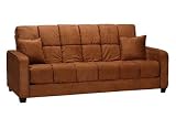 Cabo Convert-A-Couch Full Sleeper - Microfiber Dark Brown