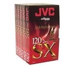Electronics : JVC 5x120 mn VHS cassettes