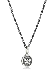Erica Molinari "Renaissance" Sterling Silver Baby Butterfly with Cross Charm Necklace