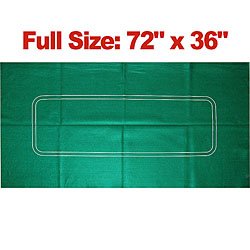 Texas Holdem Felt Layout 72 X 36 - Casino Supplies > Tables > Table Accessories