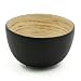 Mini-Me's Hand Coiled Bamboo Bowl Black