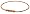 Phiten Titanium Necklace Star, Orange, 22-Inches