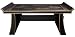 Unique Japanese Chinese Asian Furniture - 40" Shinto Oriental Bench Style Coffee Table / TV Display - 3 Colors