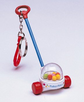 Fisher-Price Corn Popper Keychain by Basic Fun