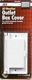 Electrical Boxes: Ace Weatherproof Horizontal Gfci Outlet Cover (36267)