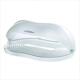 Guzzini Latina 17.8-Inch L Bread Bin, Clear