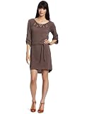 Velvet Women's Audrina Beaded Neck Slub Dress