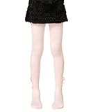 (コ-ランド) Co-land 子供用 タイツ ガールズパンスト こどもスパッツ キッズ 女の子レギンス 美脚ストッキング 花リボン ジュニア 吸汗抗菌 ピンク サイズ2