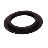 New Black Aluminum 2.48 X 0.26 Inch M42-eos Lens Mount Adapter Ring