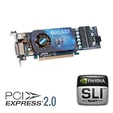 Galaxy GeForce 9600 GT Video Card - 512MB DDR3, PCI Express 2.0, DVI, HDTV, Low Profile