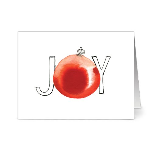 Festive Joy – 36 Blank Holiday Cards for $9.99 – Green Envelopes Included