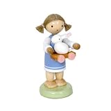 Girl with Toy Rabbit