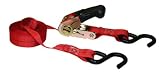 Keeper 85513 Ratcheting Tie Down, 13 x 1" x 400 lbs, with Vinyl Coated S-Hooks