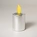Mr. Light Set of 4 Flickering Amber LED Votive Candles, Metallic Silver (2) and Gold (2) Finish