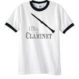 I Play Clarinet Ringer T-Shirt
