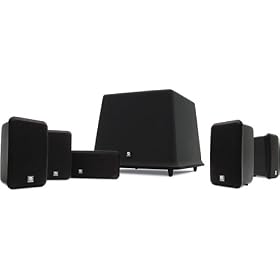 Boston Acoustics MCS 100 Home Theater Speaker System 5 compact speakers and a powered... by Horizon Series