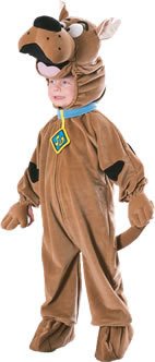 DELUXE Kids Scooby Doo Gancy Dress Costume S Age 3-4