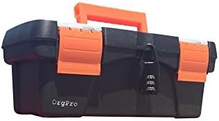Small Portable Lockable Box The ONLY 9 inch Lock + Box with Handle- Free Combination Lock to Secure Valuables by OrgPro