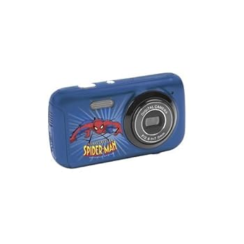 Lexibook Ferrari DJ030SP Jeu Électronique Appareil Photo Numerique Spider-Man 1.3 Mega Pixel, Ecran LCD Couleur 1.4