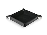 Men's Leather Valet Holds Keys, Wallet, Cell Phone, Etc.