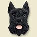 Schnauzer Black Magnet