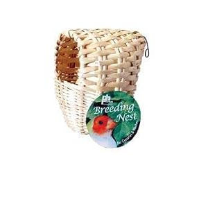 2PK Keet Large Hut Bamboo Nest (Catalog Category: Bird / Breeding Supplies)