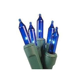 Orman Set of 100 Blue Miniature Christmas Lights 8199Blue