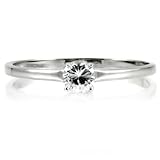 Kynsie's Petite CZ Engagement Ring - .25 CT