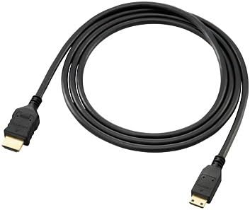 Premium 6 ft Sony HDR-CX150/R Mini HDMI cable! This type A to C digital cable supports 600Hz and all 1.3 standards.