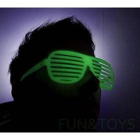 KANYE WEST 'STRONGER' GLOW IN THE DARK SHUTTER SHADES