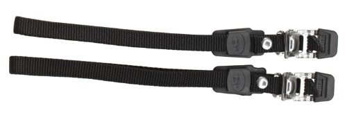 Avenir Toe Straps, Black, Universal Size