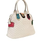 Celeritas Sports; White Fashion quilted work Purse item number 765008