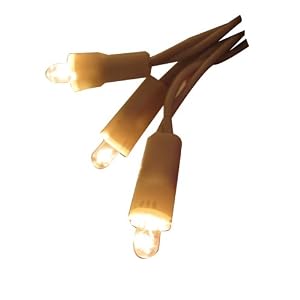 GKI Bethlehem Lighting LED Warm White 60-Light Micro Light Set, White Cord by 