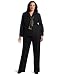 Lesuit Women's Pindot Stripe Pant Suit Lesuit Women's Pindot Stripe Pant Suit