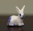 Dollhouse Miniature Handpainted Porcelain Rabbit