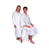 Scalpmaster Waffle Weave Spa Robe White