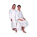 Scalpmaster Waffle Weave Spa Robe White