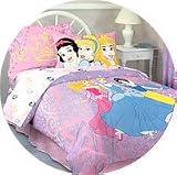 Disney Princess Scroll 4pc Full Jersey Knit Sheet Set