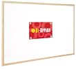 1 Tableau blanc cadre bois magnetique. 40 x 60 cm. livr� avec 2 aimants. Bi-OFFICE
