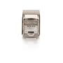 Cables To Go Cat5E Metal Shielded Keystone Jack - Silver (03786)