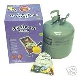 Helium Gas for 50 Balloons - Disposable Cylinder & Balloons