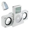 Portable Folding Speakers for iPods & MP3 Players - White