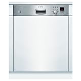Bosch SGI56E95EU Teilintegrierbarer Geschirrspüler / A+ A / 290 kWh/Jahr / 12 MGD / 48 db / 3653 liter/Jahr / AquaStop / Schnell 45 / edelstahl