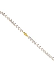 14K Yellow Gold Akoya Cultured Pearl Necklace