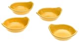 Emile Henry Miniature Crme Brulee Dishes, Set of 4, Citron Yellow