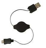 Retractable USB to micro USB Cable
