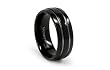Black High Polish Titanium Ring 8mm Black High Polish Titanium Ring 8mm
