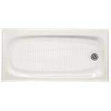KOHLER K-9054-0 Salient Receptor with Right-Hand Drain, 60-Inch by 30-Inch, White