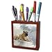 Dogs Mustiff - Bullmastiff - Tile Pen Holders-5 inch tile pen holder
