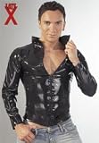 Latex Hemd schwarz XL